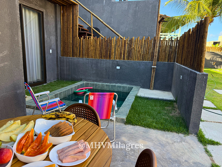 MHV Milagres - Casa Maria, Refuge in a condominium just a fe