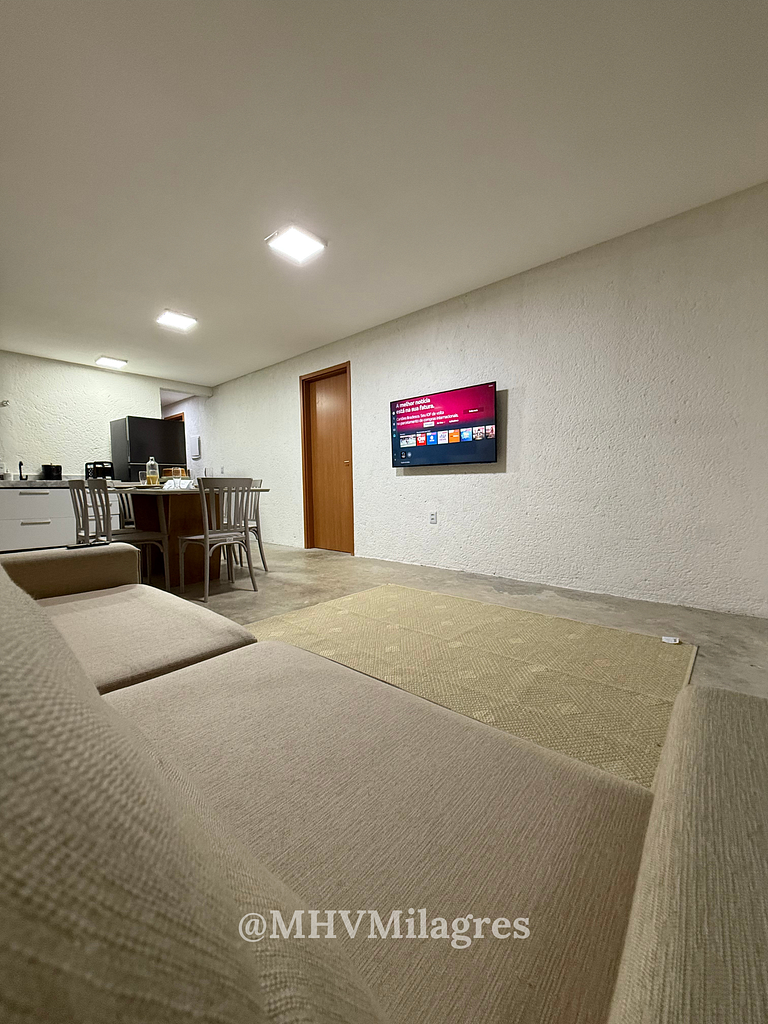 MHV Milagres - Casa Aurora, Refugio a poucos metros da Parad