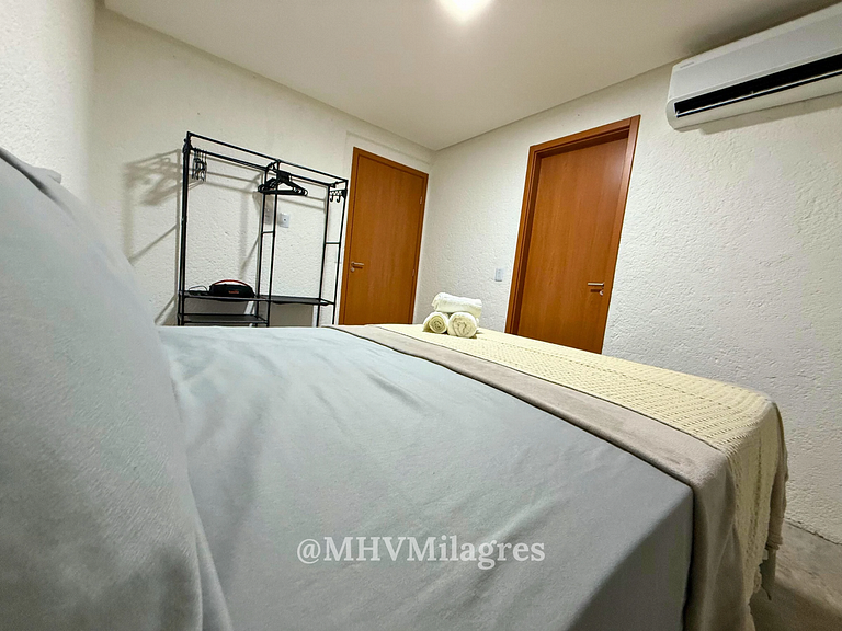 MHV Milagres - Casa Aurora, Refugio a poucos metros da Parad