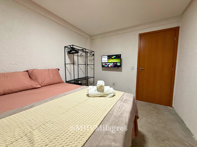 MHV Milagres - Casa Aurora, Refugio a poucos metros da Parad