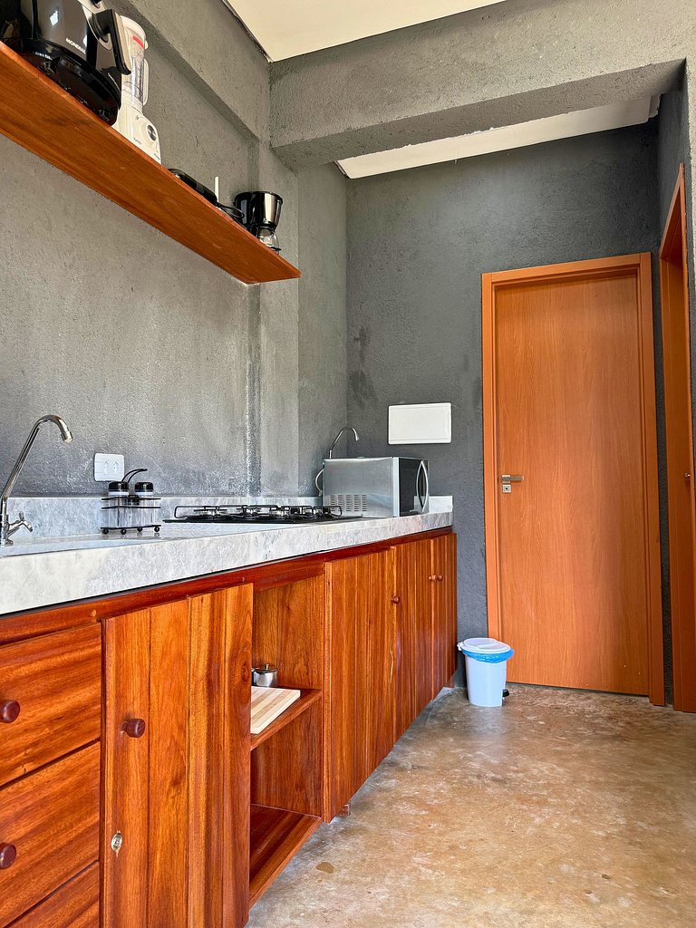 MHV Milagres - Studio Guadalupe 07, Quarto & Sala com Piscin