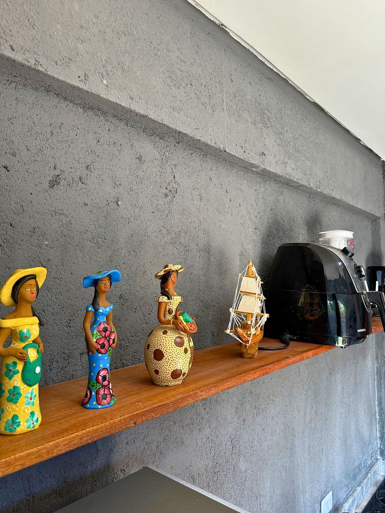 MHV Milagres - Studio Guadalupe 07, Quarto & Sala com Piscin