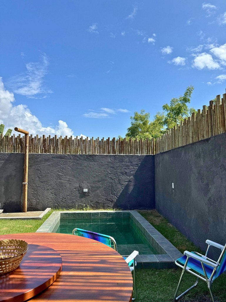 MHV Milagres - Studio Guadalupe 07, Quarto & Sala com Piscin