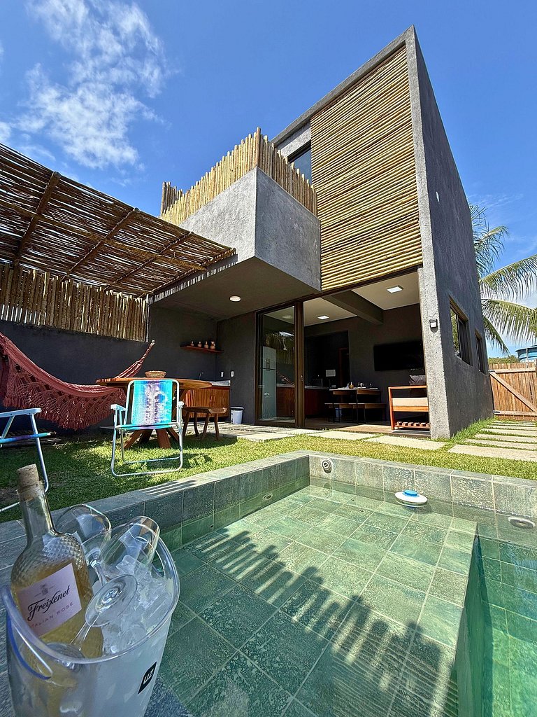 MHV Milagres - Studio Guadalupe 07, Quarto & Sala com Piscin