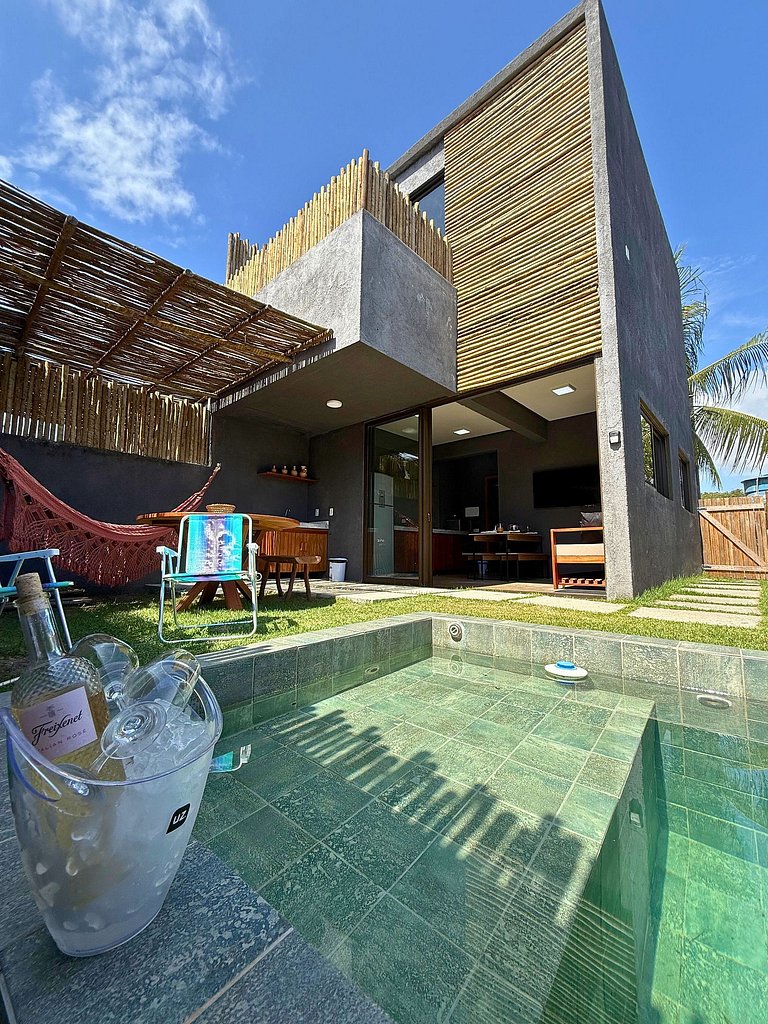 MHV Milagres - Studio Guadalupe 07, Quarto & Sala com Piscin