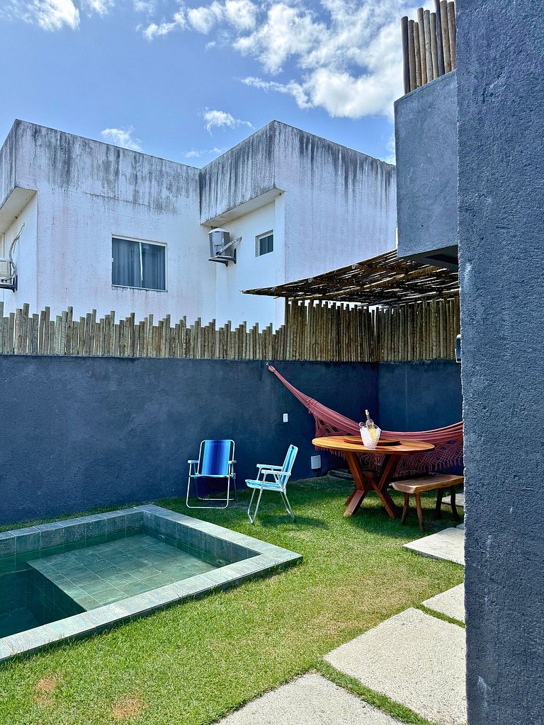 MHV Milagres - Studio Guadalupe 07, Quarto & Sala com Piscin