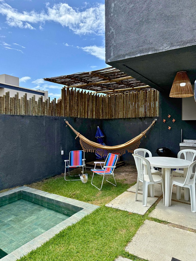 MHV Milagres - Studio Guadalupe 05, private bedroom and livi