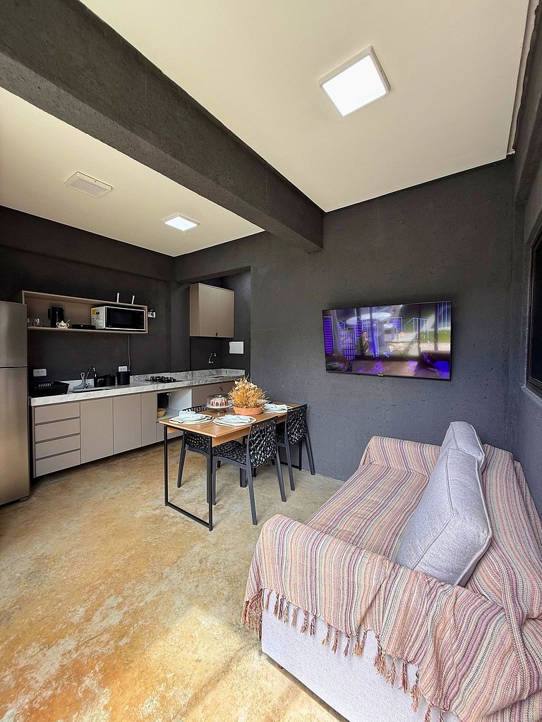 MHV Milagres - Studio Guadalupe 05, chambre et salon privés