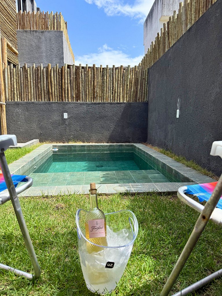 MHV Milagres - Studio Guadalupe 05, chambre et salon privés