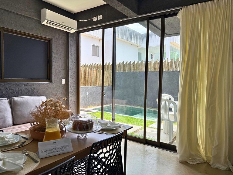 MHV Milagres - Studio Guadalupe 05, chambre et salon privés