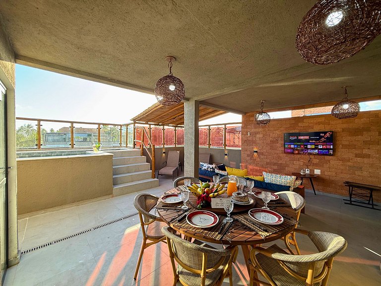 MHV Milagres - Casa Lanaí 18, Casa em Cobertura com Piscina