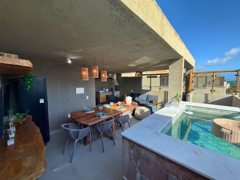 MHV Milagres - Lanai House 26, Penthouse avec piscine et vue