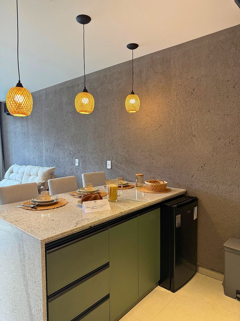 MHV Milagres - Studio Manah B 212, Confort, encanto rústico