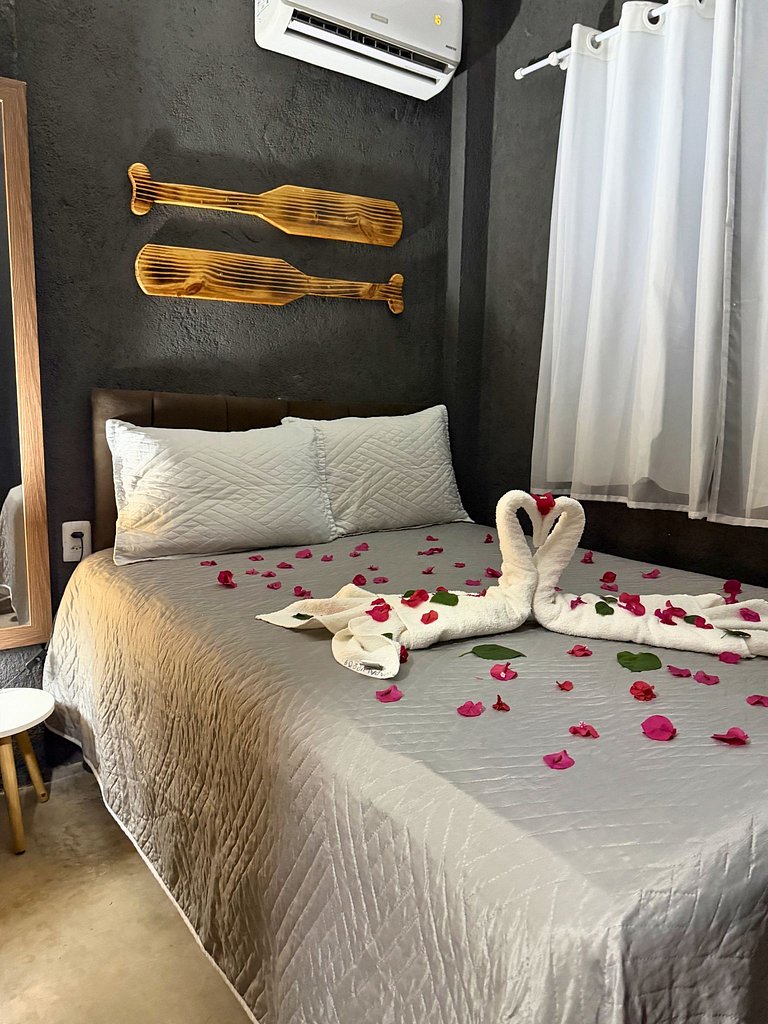 MHV Milagres - Studio Guadalupe 07, Quarto & Sala com Piscin