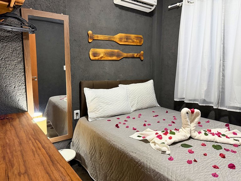 MHV Milagres - Studio Guadalupe 07, Quarto & Sala com Piscin