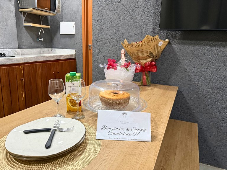 MHV Milagres - Studio Guadalupe 07, One-Bedroom Apartment wi