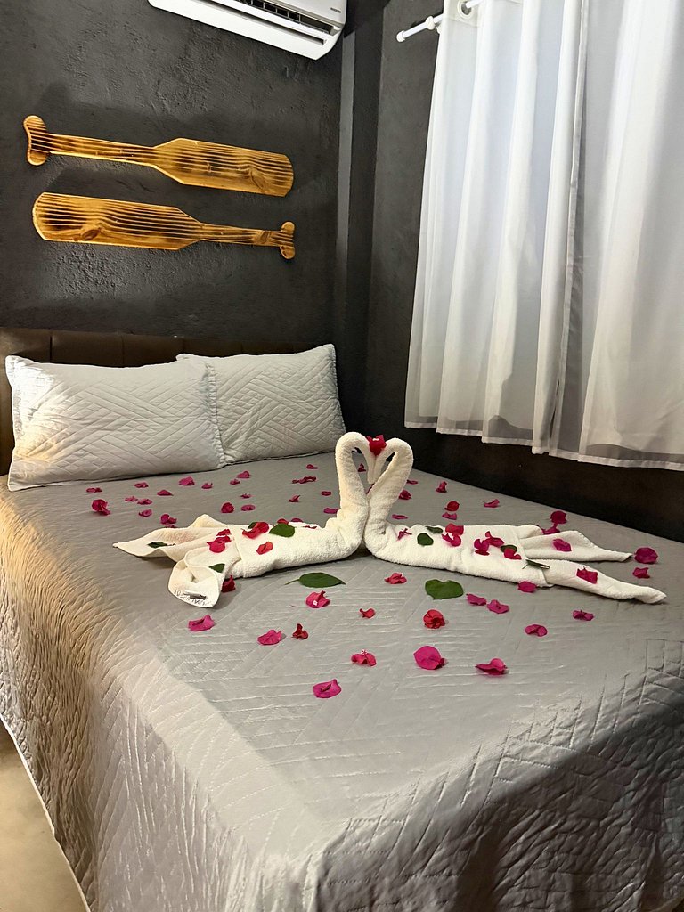 MHV Milagres - Studio Guadalupe 07, Quarto & Sala com Piscin